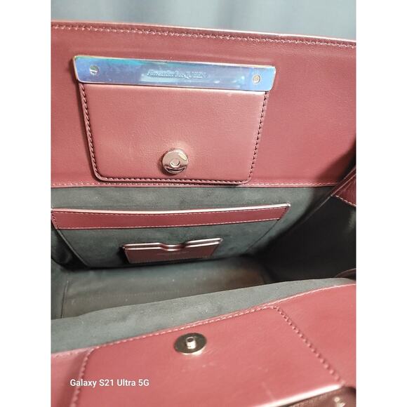 Alexander McQueen Leather/Tall Story/2Way/Tote Bag Red Women's - Picture 15 of 16